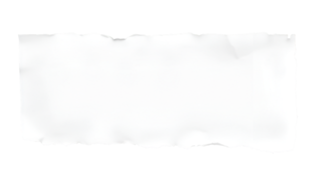 piece of white paper tear isolated on white background 