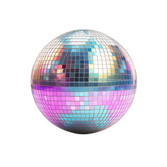 disco ball on transparent background
