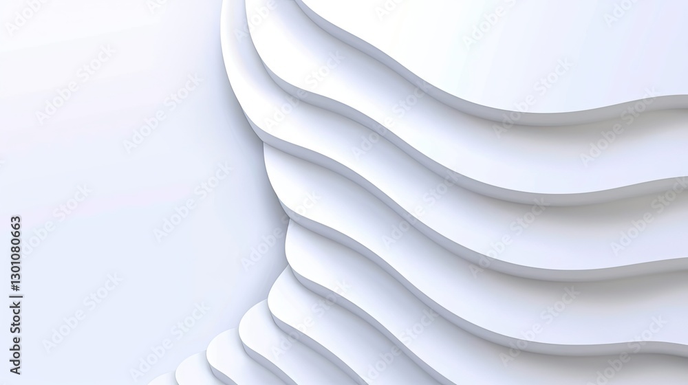 Aufkleber dynamic wave patterns abstract space digital art modern design close-up visual aesthetics