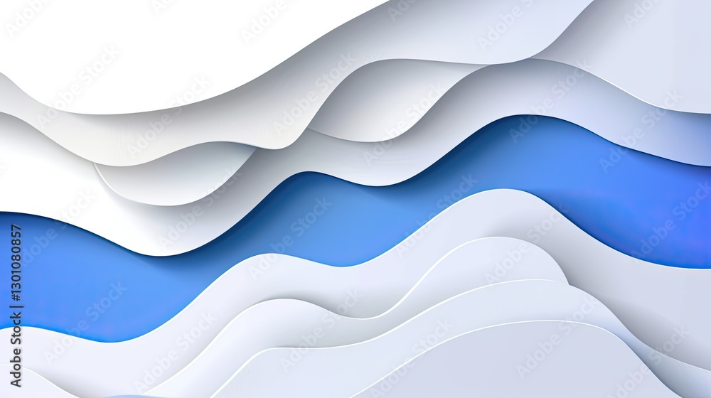 Aufkleber dynamic wave patterns abstract design digital art modern environment close-up view aesthetic concept