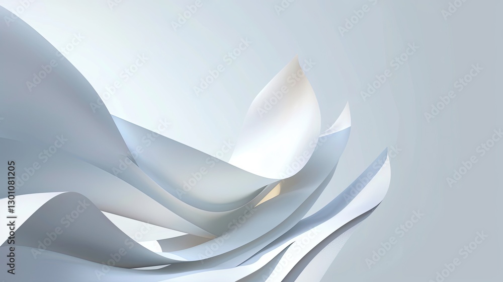 Poster fluid motion art abstract background digital design soft colors perspective creative expression