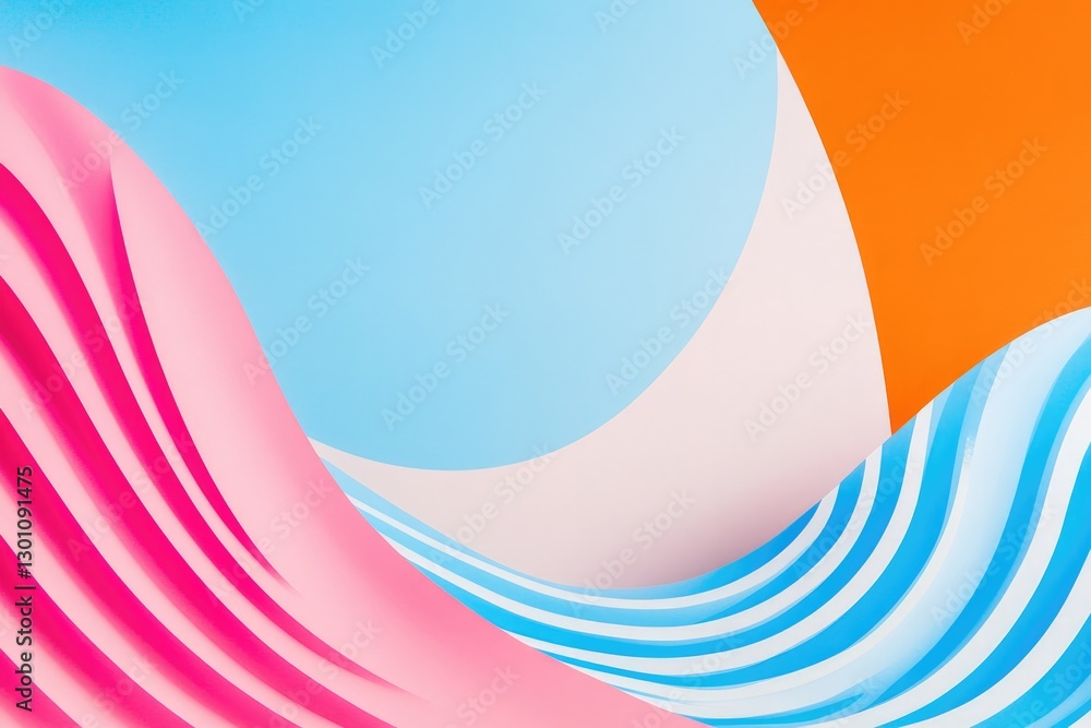 Poster abstract design encompassing vivid swirling patterns that suggest dynamic and energetic process of b