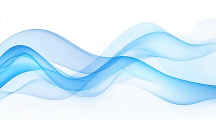 Abstract light blue waves background