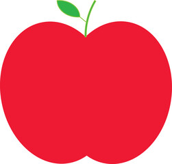a nice style apple vector design icon