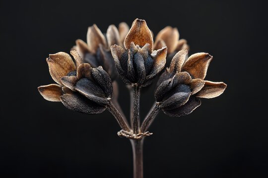 flower on black - Powered by Adobe