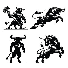 Mythical Minotaur & Ferocious Bulls &ndash; Symbols of Strength and Power
