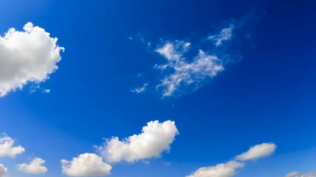 4K Time-Lapse of Rolling Cumulus Clouds &ndash; Dramatic Sky and Weather Background