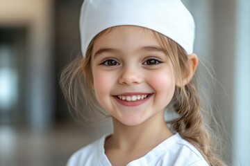 Capturing Comfort A Pediatrician's Playful Approach to Child Healthcare showcases a caring medical approach This heartwarming image shows a doctor using playful techniques to reassure a child patient