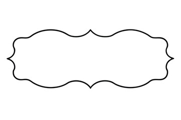 vector frame for text