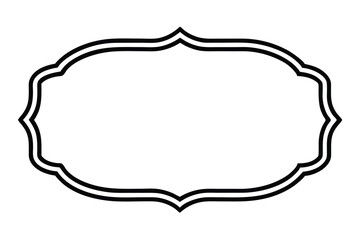 vector illustration of a frame