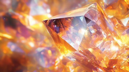 Dazzling crystal prism