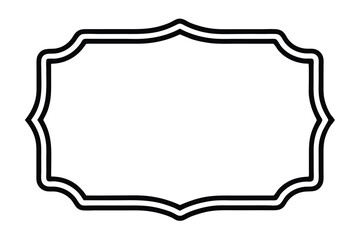 vector illustration of a frame
