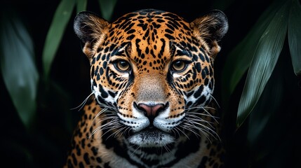 Obraz premium Jaguar Portrait, Wild Cat Close-Up