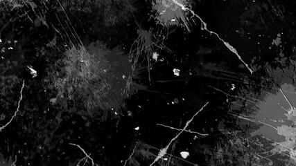 Animated Grunge Overlay Background Abstract Black White Texture Cracked Surface Grunge Design Background - animated backgrounds - 4K high quality 