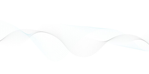 Smooth wave abstract vector background with shadow. background image with dynamic curves. Abstract blue futuristic blend waves lines technology background and sound wave lines on white background.
