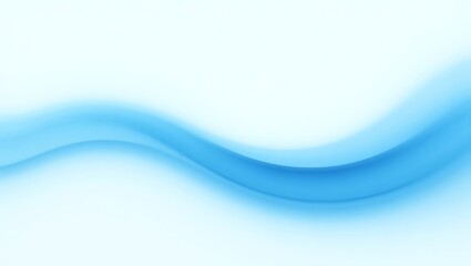 Naklejka premium Abstract vibrant blue curved background. Generative Ai.