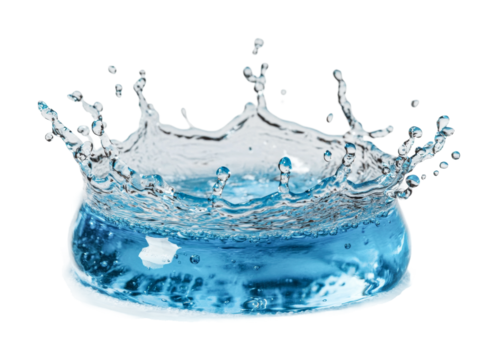 Water splash concept emphasizing movement and energy suitable for digital design, print materials, and creative projects, cut out