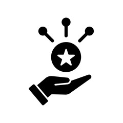 Icon a dexterity, isolated against a clean background.