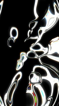 Abstract chrome pattern background