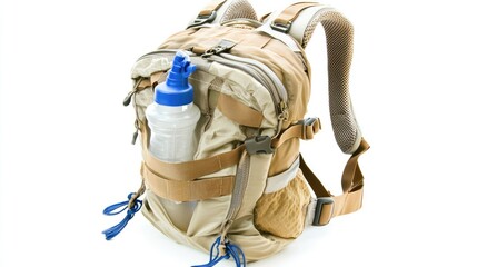 Lightweight Backpack with Water Bottle Holder for Outdoor Activities