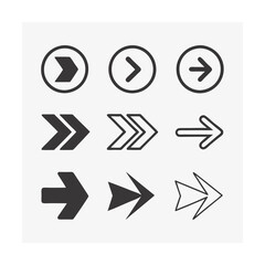 arrow icon set