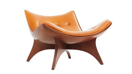 Stylish modern furniture asset in house setting item on white background sleek environment unique design concept