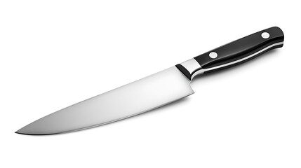 Essential kitchen item chef knife on white background in-house asset furniture for culinary enthusiasts