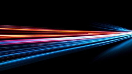 Abstract speed lines of light streaks