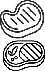 meat-free-editable-stroke-outline-icon-isolated