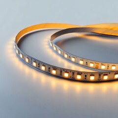 Led strip lighting asset for home decoration white background furniture item in-house setup