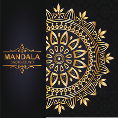 Flower luxury mandala background arabesque style. Luxury Mandala decorative ethnic element background.