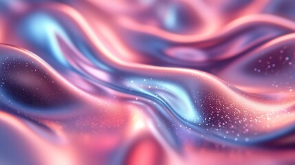 Obraz premium A mint pastel colored holographic background, perfect for creating a trendy and modern aesthetic.