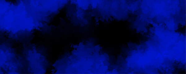  Abstract cloudy and grainy grunge background. Blue watercolor paper textured illustration with splashes. Dark blue abstract texture design with swirling patterns and gradients suitable for background