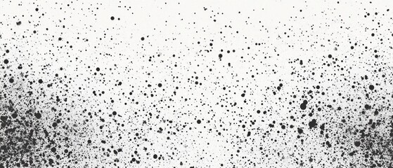 Obraz premium Tekstura gradientu grunge noise. Brudne tło ziarna. Kropkowana nakładka półtonowa. Tapeta z piaskowym pyłem i zniszczonym wzorem. Wzór chropowatego żwiru. Czarno-biała losowa tekstura kropek