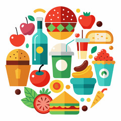 fast food icons