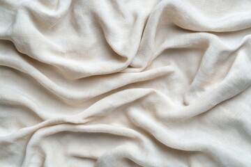 Faded linen fabric texture in soft natural tones, creating a timeless and organic background