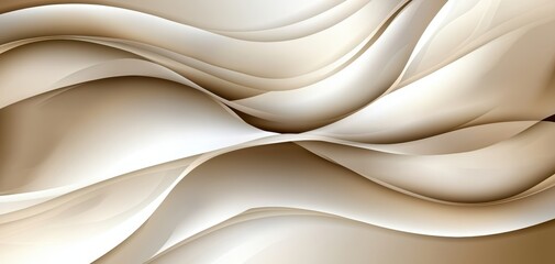 Obraz premium Minimalist abstract line art in soft brown tones, forming a warm and elegant background
