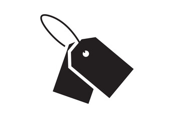 Simple price tag icon vector, price tag illustration.