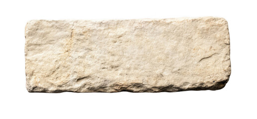 An ancient Roman rectangular stone slab, white background