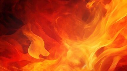Fiery Abstract Background with Intense Red and Orange Color Gradients