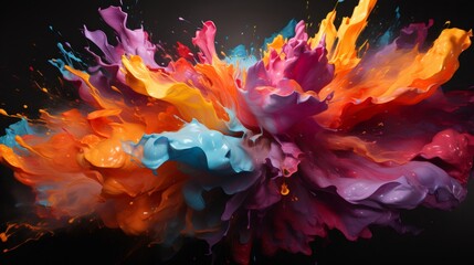 Splash color wallpaper