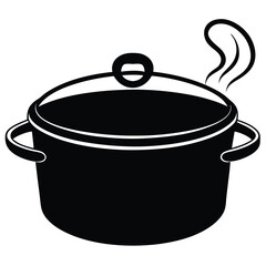 Realistic Dutch Oven Pot Vector Illustration | Adobe Stock Ready