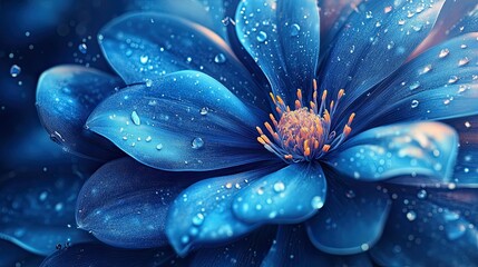 Beautiful illustration of a blue wallpaper set as a stunning background for desktops, laptops, or mobile phones.