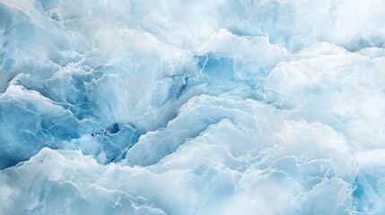 Obraz premium Abstract Blue and White Marble Texture Background with Flowing Swirls