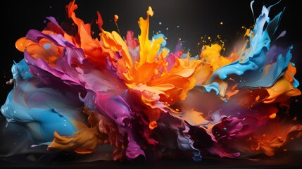 Splash color wallpaper