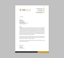 Letterhead Layout Template. Modern Creative Letter head Design for Your Project. Stationery, Letterhead, Letter head, Vector