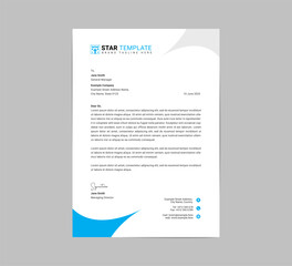 Modern corporate letterhead template design for your project. Stationery, Letterhead, Letter head, Vector illustration