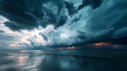 storm over the ocean