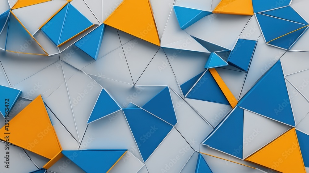 Poster dynamic geometric patterns abstract art digital design modern aesthetics close-up view creative insp