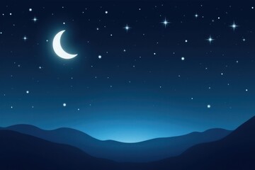 Celestial Serenity: A Dreamy Moonlit Reflection